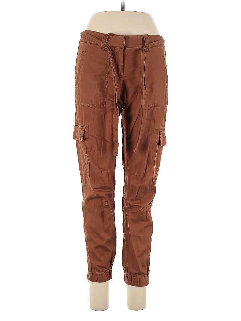 Pre-owned Ann Taylor Loft Cargo Pants In Brown