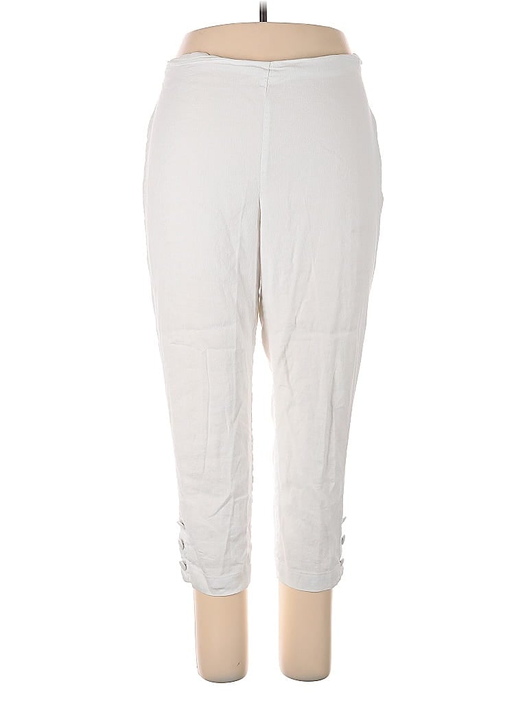 Pre-owned Jjill Casual Pants In White