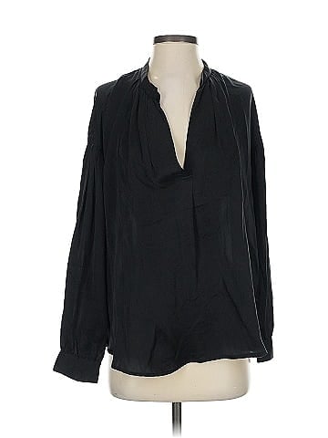Xirena Long Sleeve Silk Top (view 1)