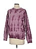 Spiritual Gangster 100% Cotton Tie-dye Purple Sweatshirt Size S - photo 1