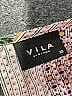 Vila 100% Polyester Print Brown Tan Casual Dress Size XS - photo 7