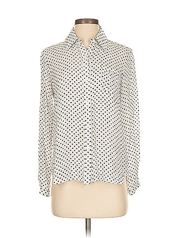 Rebecca Minkoff Long Sleeve Silk Top (view 1)