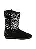 Justice Black Rain Boots Size 1 - photo 1