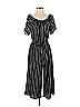 Ambiance Stripes Black Jumpsuit Size S - photo 1