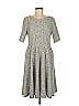Studio by Torrid Tweed Gray Casual Dress Size M - photo 1