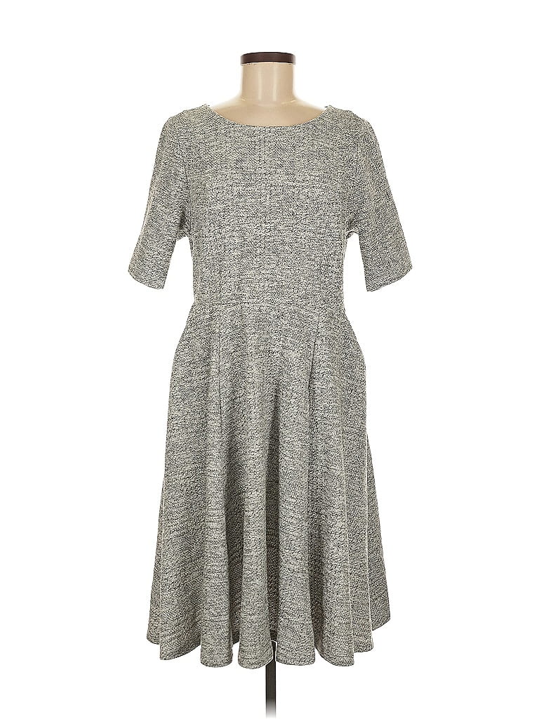 Studio by Torrid Tweed Gray Casual Dress Size M - photo 1