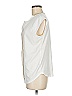 Ann Taylor Factory 100% Polyester Ivory Sleeveless Blouse Size M - photo 5
