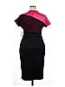 Alexia Admor Color Block Burgundy Cocktail Dress Size XL - photo 2
