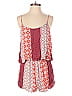 Everly 100% Rayon Hearts Pink Romper Size S - photo 1