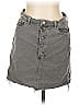 J Brand 100% Elastane Solid Gray Denim Skirt Size 30 waist - photo 1