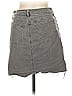 J Brand 100% Elastane Solid Gray Denim Skirt Size 30 waist - photo 2