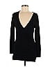 Tail Solid Black Long Sleeve Top Size S - photo 1