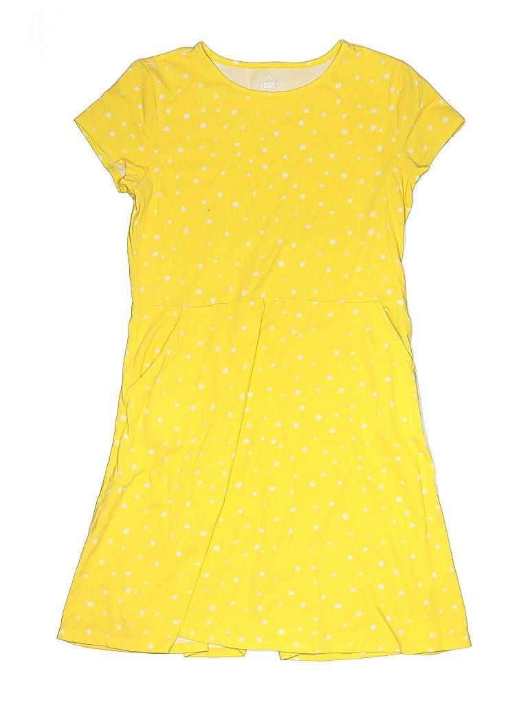 Wonder Nation Polka Dots Yellow Dress Size 18 - photo 1