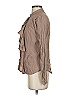 Eva Mendes by New York & Company 100% Rayon Brown Long Sleeve Blouse Size XS - photo 5