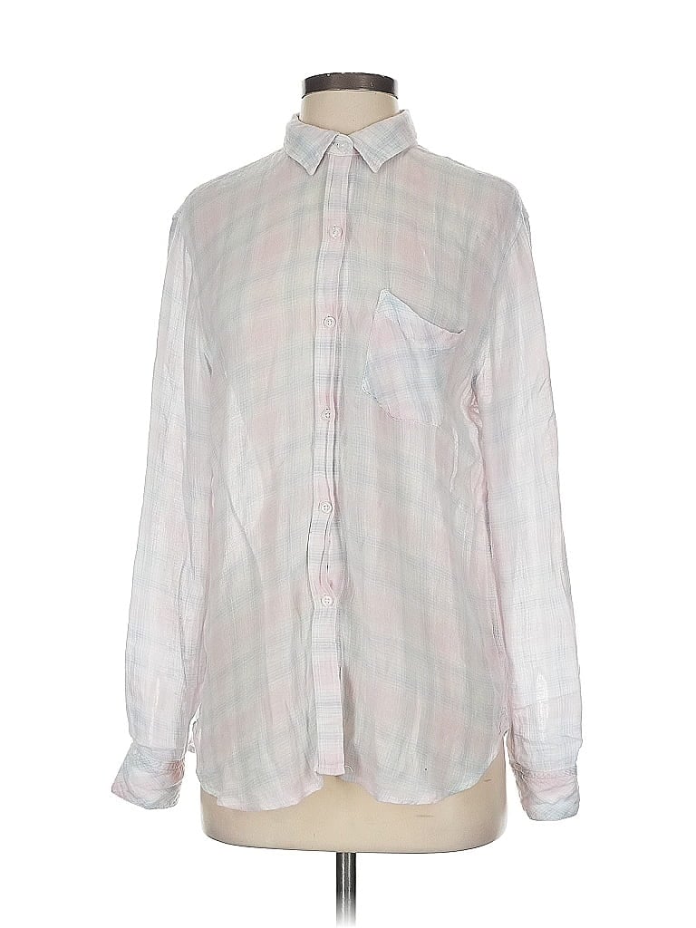 Pre-owned Rails Long Sleeve Button Down Shirt In Pink