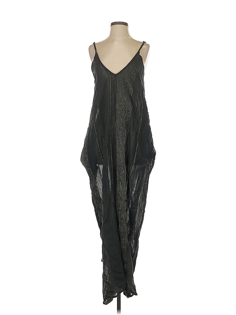 Elan Metallic Gray Black Casual Dress Size S - photo 1