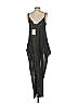Elan Metallic Gray Black Casual Dress Size S - photo 2