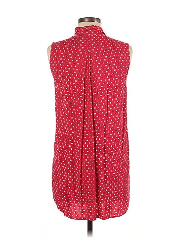 Velvet Heart Sleeveless Button-Down Shirt (view 2)