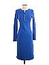 White Birch Blue Casual Dress Size S - photo 1