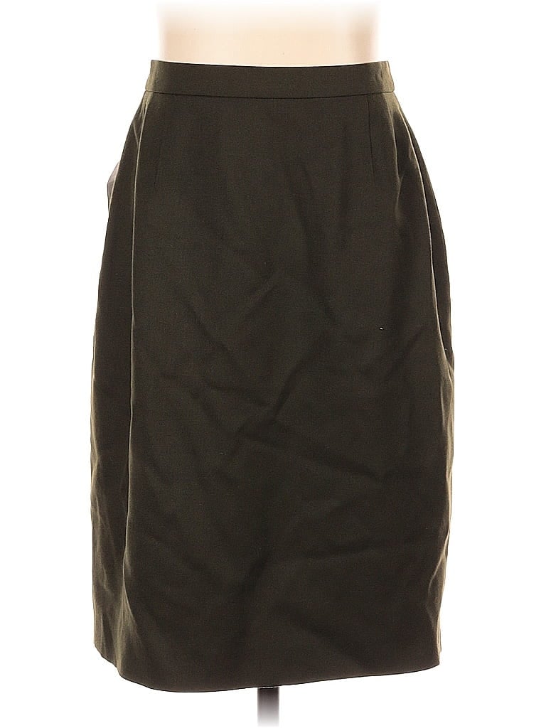 Pre-owned Escada By Margaretha Ley Wool Skirt In Green