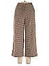 Mystree Houndstooth Brown Casual Pants Size L - photo 1