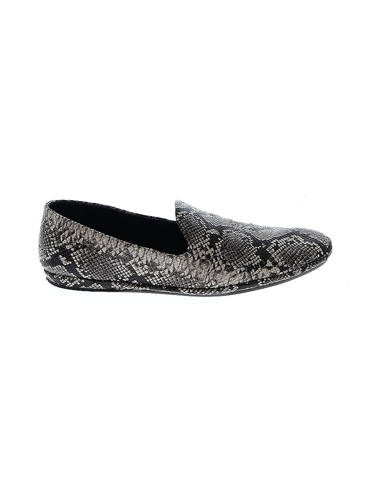 Vince. Animal Print Black Tan Flats Size 7 1/2 - photo 1