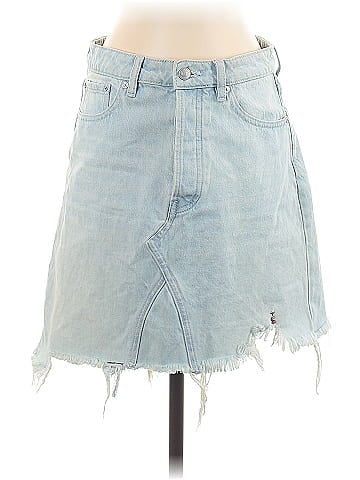 We the Free Denim Skirt (view 1)