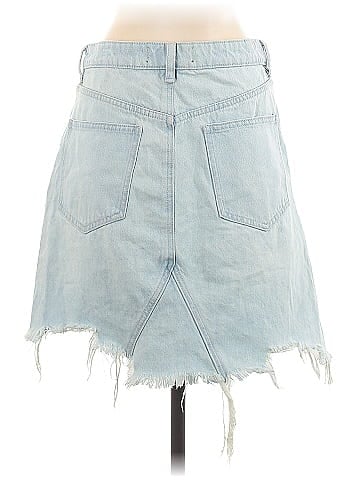We the Free Denim Skirt (view 2)