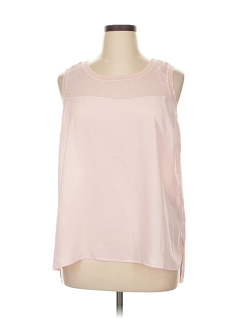 Gap Outlet 100% Recycled Polyester Pink Sleeveless T-Shirt Size XL - photo 1