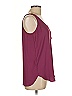 Ann Taylor LOFT Outlet 100% Polyester Burgundy Sleeveless Blouse Size M - photo 4