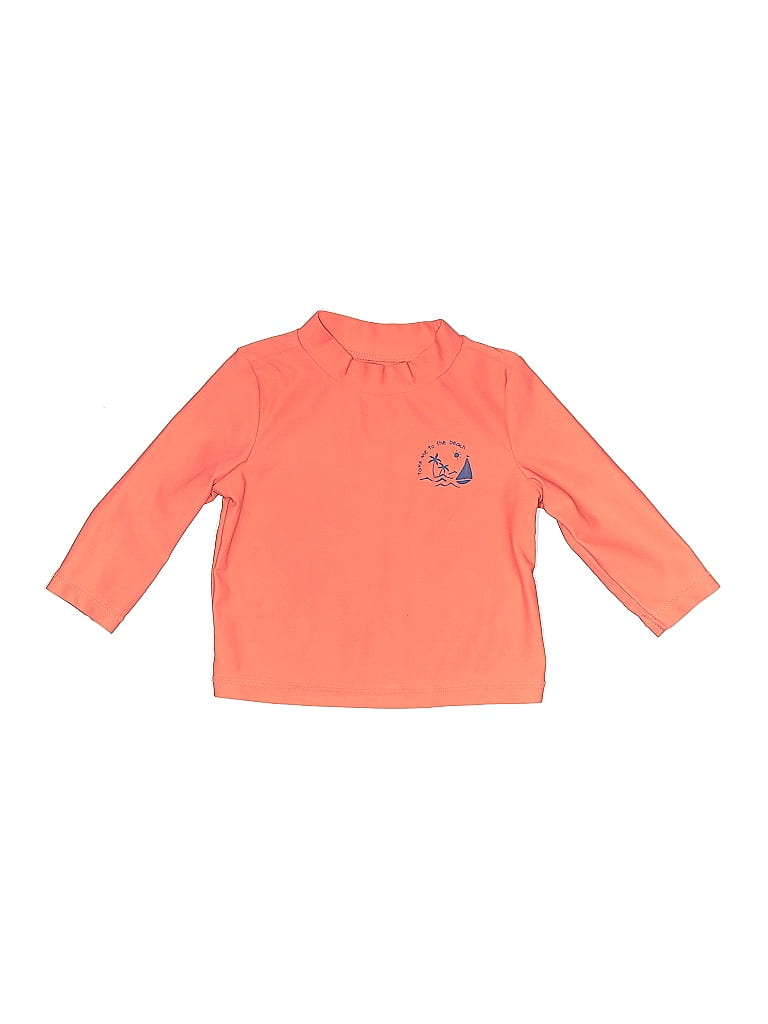 Carter's Orange Rash Guard 3-6 MO / 6 MO - photo 1