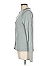 August Silk 100% Silk Gray Silk Cardigan Size L - photo 5
