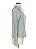 August Silk 100% Silk Gray Silk Cardigan Size L - photo 4