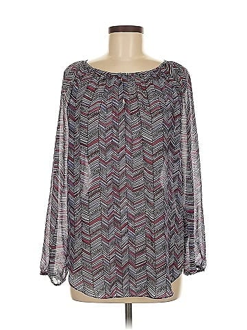 Daisy Fuentes Long Sleeve Blouse (view 1)