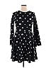 Unique Vintage Stars Black Casual Dress Size 14 - photo 1