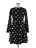 Unique Vintage Stars Black Casual Dress Size 14 - photo 2