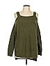Soho JEANS NEW YORK & COMPANY 100% Acrylic Green Pullover Sweater Size L - photo 1
