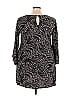 Ellos Paisley Black Casual Dress Size 24 - photo 2