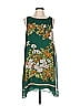 Max Studio 100% Polyester Tropical Green Casual Dress Size L - photo 1