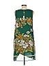 Max Studio 100% Polyester Tropical Green Casual Dress Size L - photo 2
