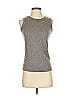 August Silk Gray Sleeveless T-Shirt Size S - photo 1