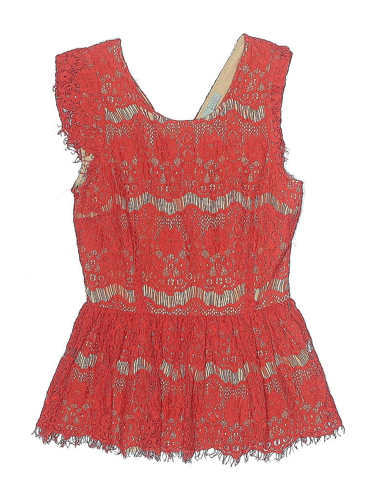 MAEVE Pre-owned Sleeveless Blouse In Red