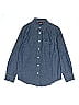 Wrangler Jeans Co 100% Cotton Blue Long Sleeve Polo Size L (big kids) - photo 1