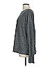 Paige Metallic Silver Long Sleeve Top Size L - photo 5