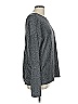 Paige Metallic Silver Long Sleeve Top Size L - photo 4