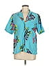 Chico's Design Tropical Teal Short Sleeve Blouse Size M - photo 1