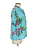 Chico's Design Tropical Teal Short Sleeve Blouse Size M - photo 4