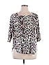 Karen Kane Ivory Silver 3/4 Sleeve T-Shirt Size 1X - photo 1