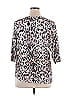 Karen Kane Ivory Silver 3/4 Sleeve T-Shirt Size 1X - photo 2