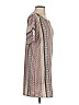 Vila 100% Polyester Print Brown Tan Casual Dress Size XS - photo 4